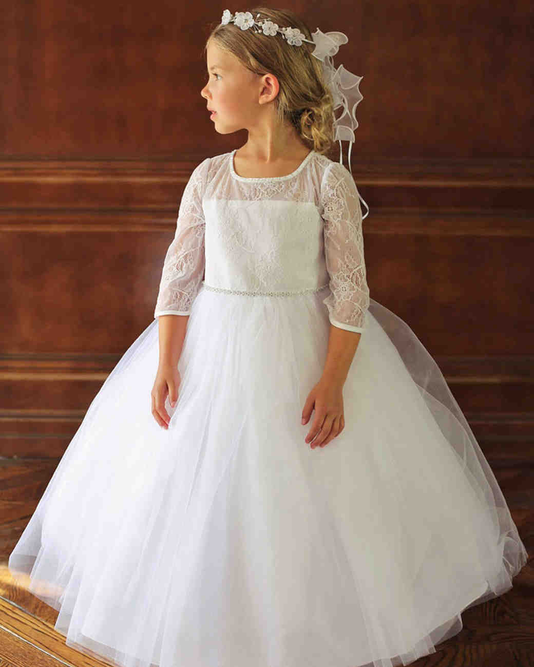 Longest Nipples In Porn Long Sleeve Flower Girl Dress